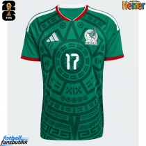 Mexico Orbelin Pineda #17 Hjemmedrakt EM 2024 Kortermet